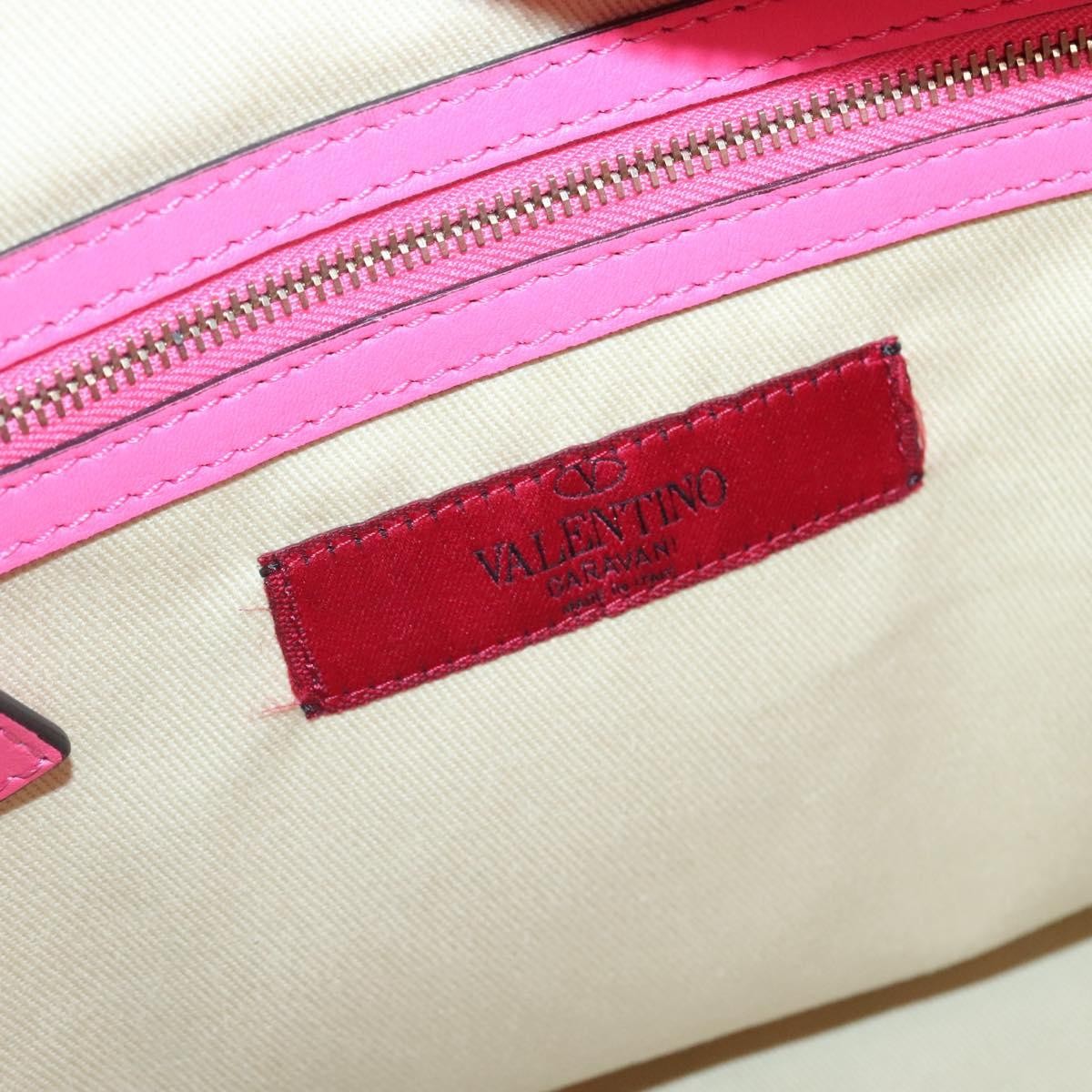 Valentino Garavani Rockstud Tote Rigid Leather, PINK, LEATHER, Tote bag