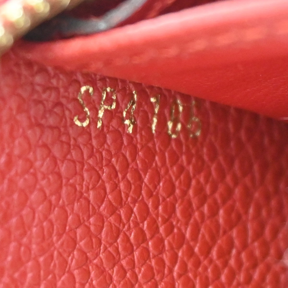 Louis Vuitton Zippy Wallet NM Leather Empreinte, RED, LEATHER, Wallets