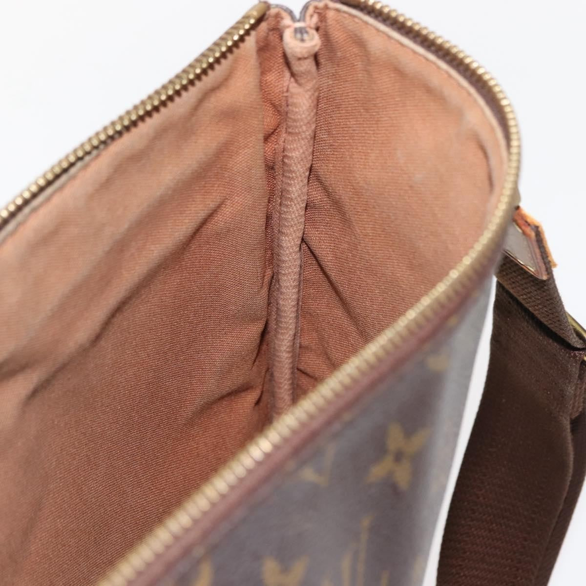 Louis Vuitton Bosphore Pochette Monogram Canvas, BROWN, CANVAS, Shoulder bag