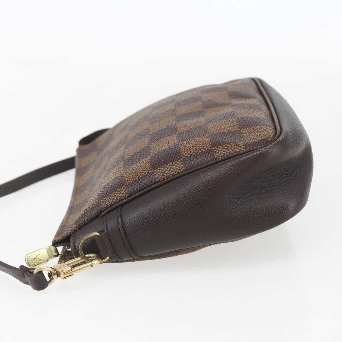 Louis Vuitton Trousse Make Up Bag Damier Canvas, BROWN, CANVAS, Clutche & pouche