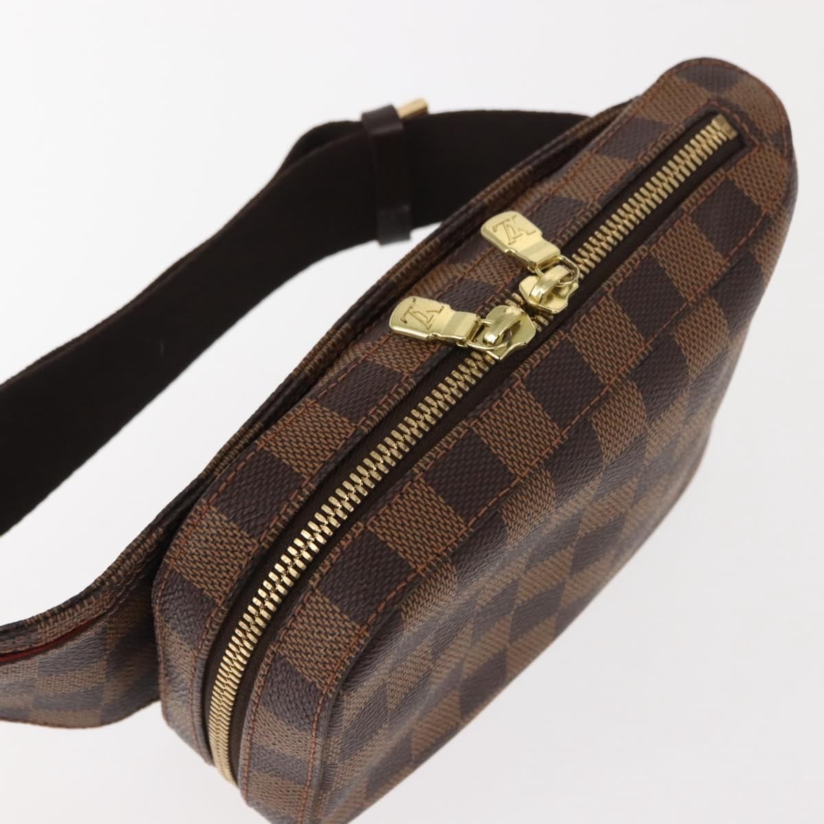 Louis Vuitton Geronimos Waist Bag Damier, BROWN, CANVAS, Shoulder bag