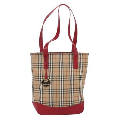 Burberry Nova Check Tote canvas check pattern, BEIGE, CANVAS, Tote bag