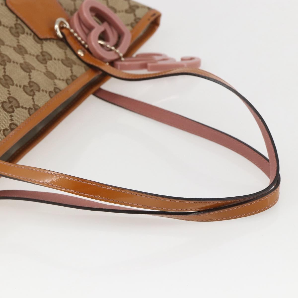 Gucci Jolie Web Tote GG Canvas, BEIGE, CANVAS, Tote bag