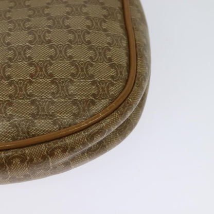 Celine Vintage Macadam Shoulder Bag Canvas, BEIGE, CANVAS, Shoulder bag