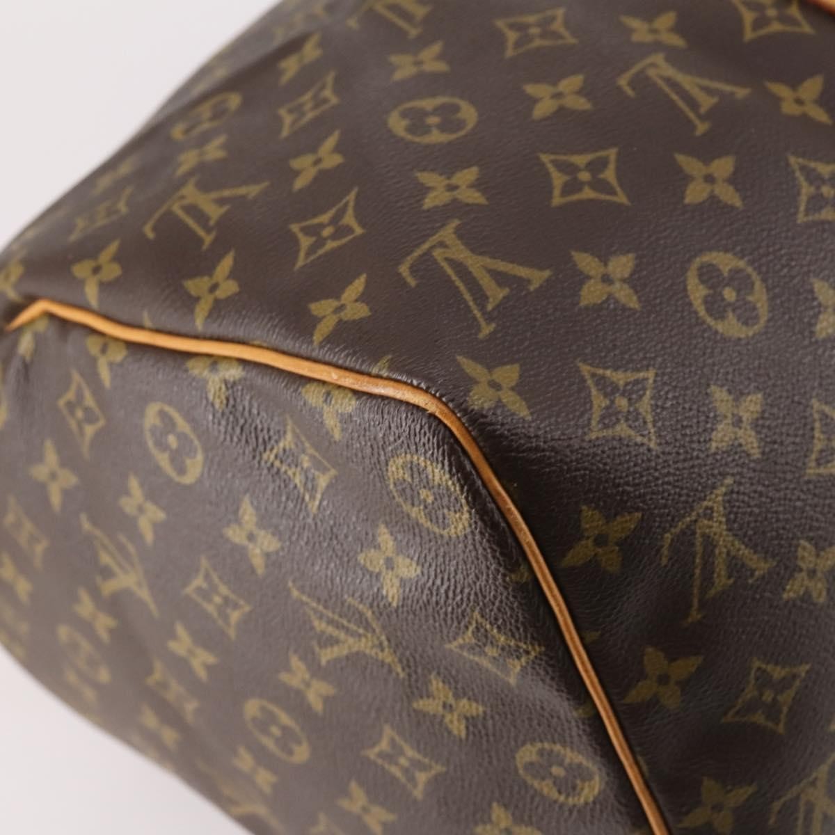 Louis Vuitton Keepall Bandouliere Bag Monogram Canvas, BROWN, CANVAS, Travel bag