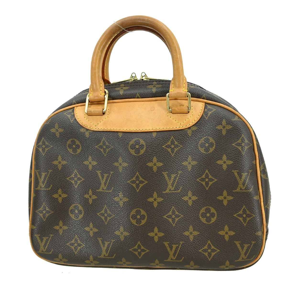 Louis Vuitton Trouville Handbag Monogram Canvas, BROWN, CANVAS, Handbag