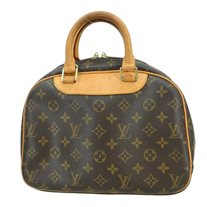 Louis Vuitton Trouville Handbag Monogram Canvas, BROWN, CANVAS, Handbag