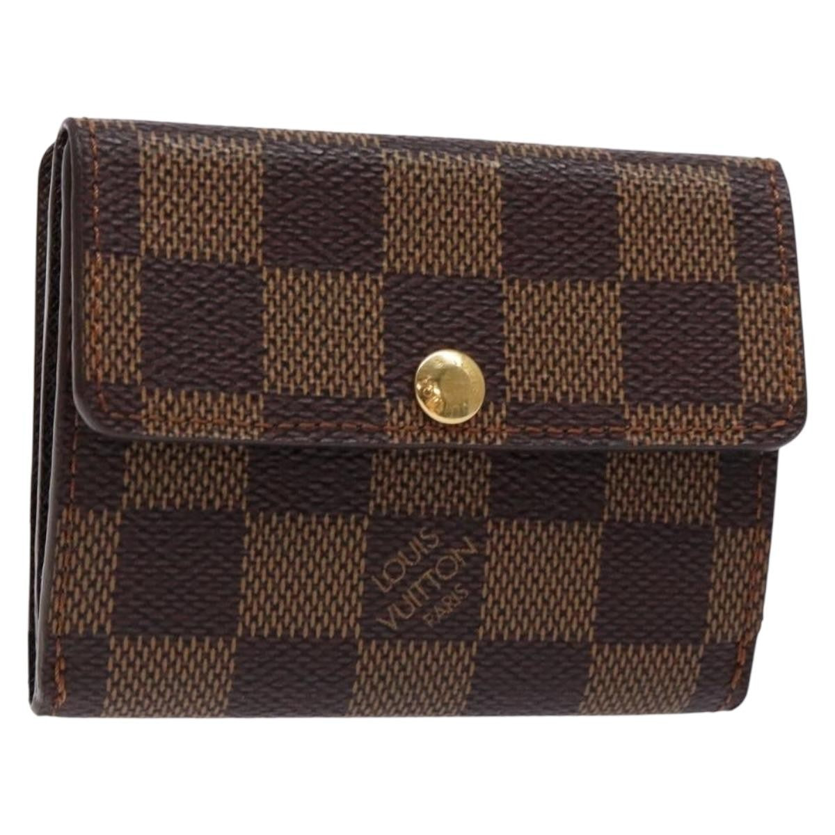 Louis Vuitton Ludlow Wallet Damier, BROWN, CANVAS, Wallets