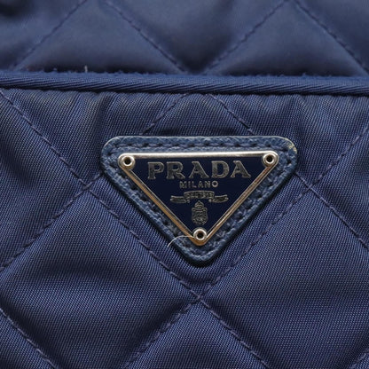 Prada Front Pocket Camera Bag Quilted Tessuto, BLUE, NYLON, Shoulder bag