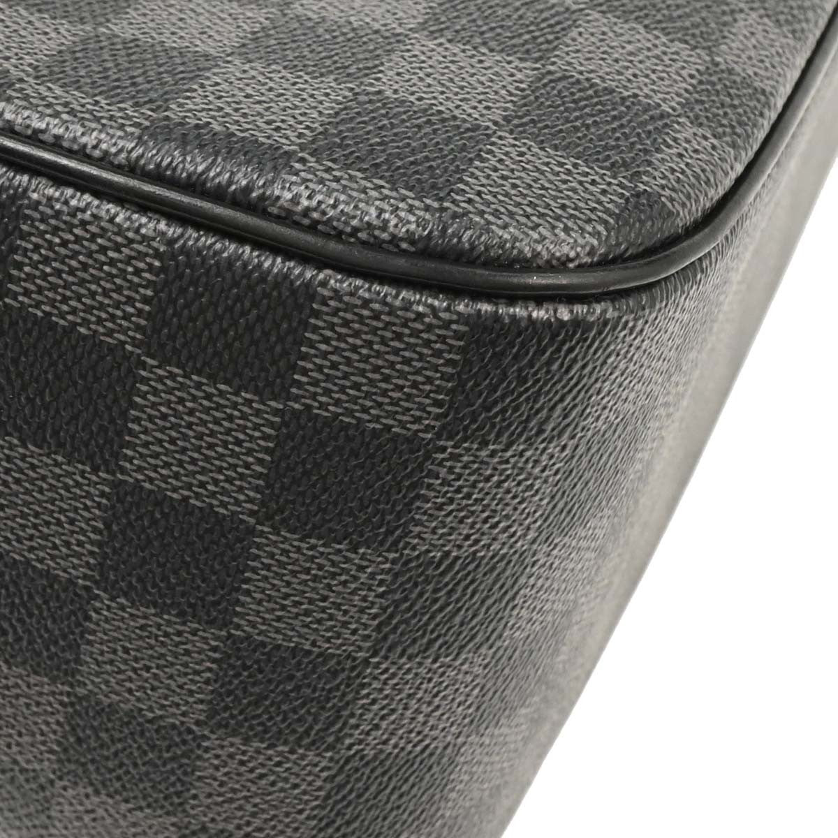Louis Vuitton Jorn Briefcase Damier Graphite, BLACK, CANVAS, Briefcase