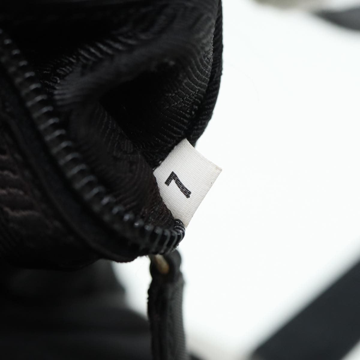 Prada Vintage Shoulder Bag Tessuto, BLACK, NYLON, Shoulder bag