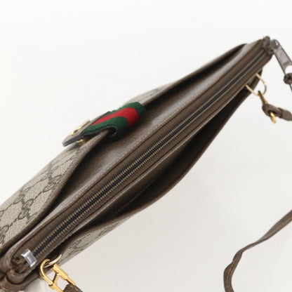 Gucci Vintage Web Crossbody Bag GG Coated Canvas, BEIGE, CANVAS, Shoulder bag