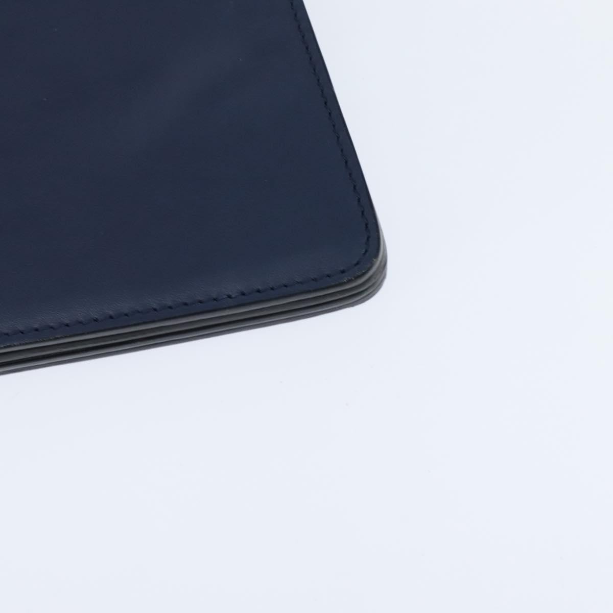 Chloe Faye Shoulder Bag Leather and Suede, NAVY, LEATHER, Shoulder bag