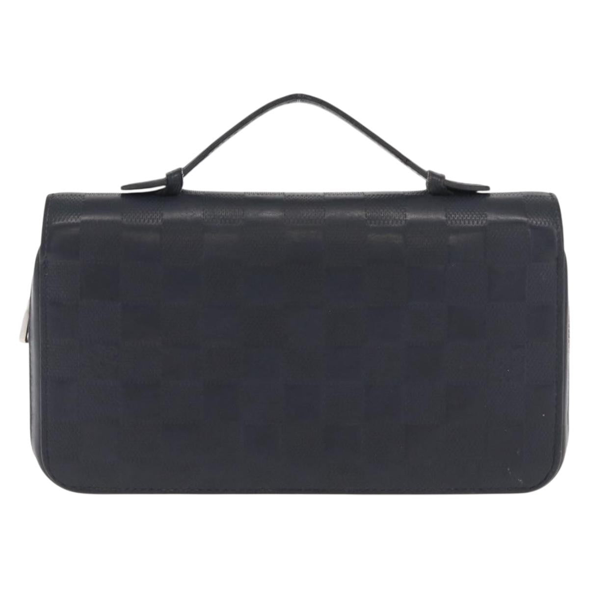Louis Vuitton Zippy XL Damier Leather, BLACK, LEATHER, Wallets