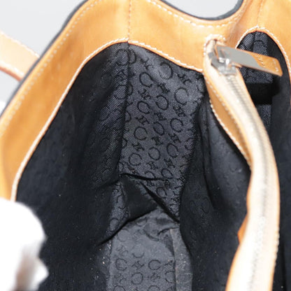 Celine Vintage Macadam Handbag Canvas, BLACK, CANVAS, Handbag