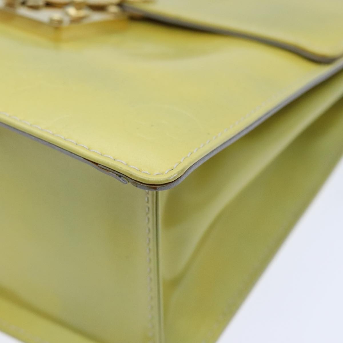 Louis Vuitton Spring Street NM Handbag Monogram Vernis with Monogram Canvas, BEIGE, PATENT_LEATHER, Handbag