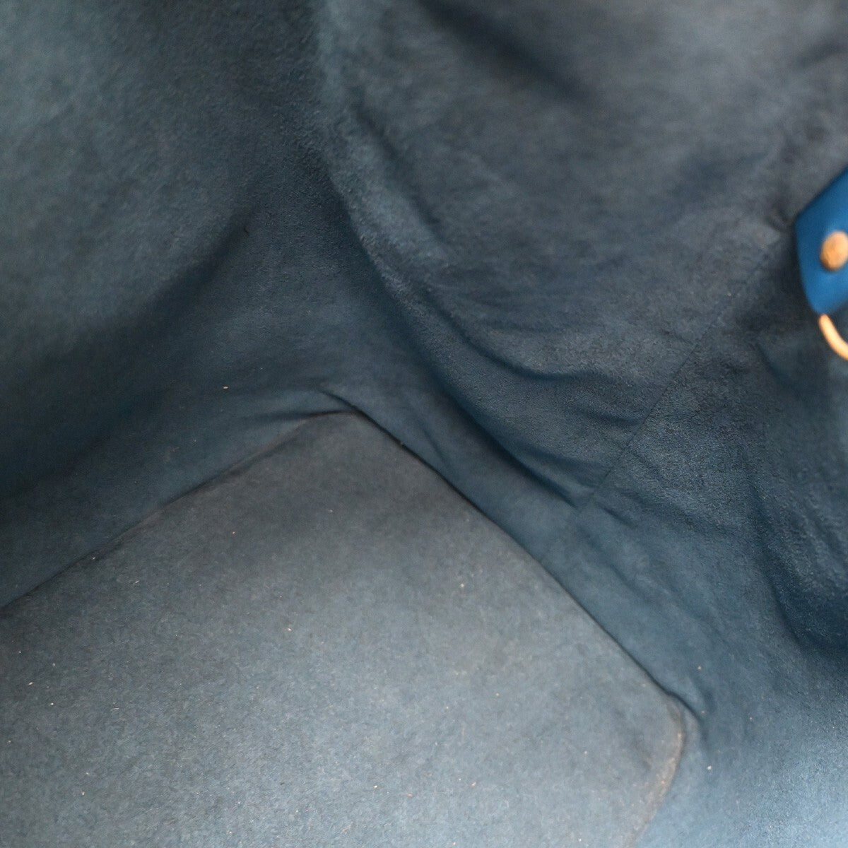 Louis Vuitton Petit Noe Handbag Epi Leather, BLUE, LEATHER, Handbag