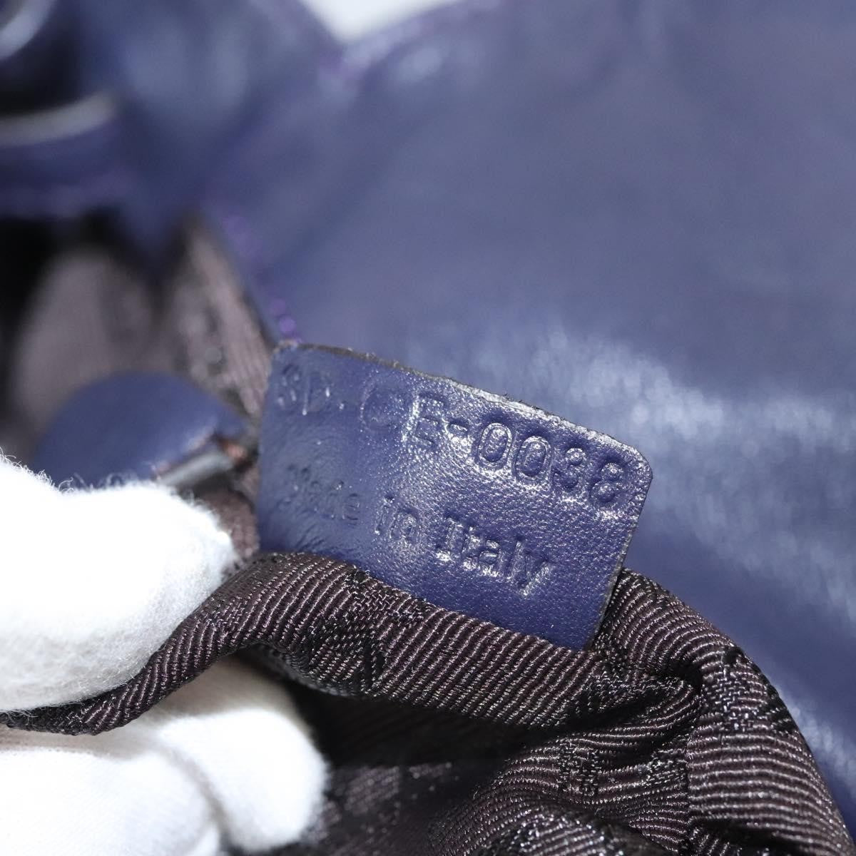 Celine Shoulder Bag Leather, PURPLE, LEATHER, Shoulder bag