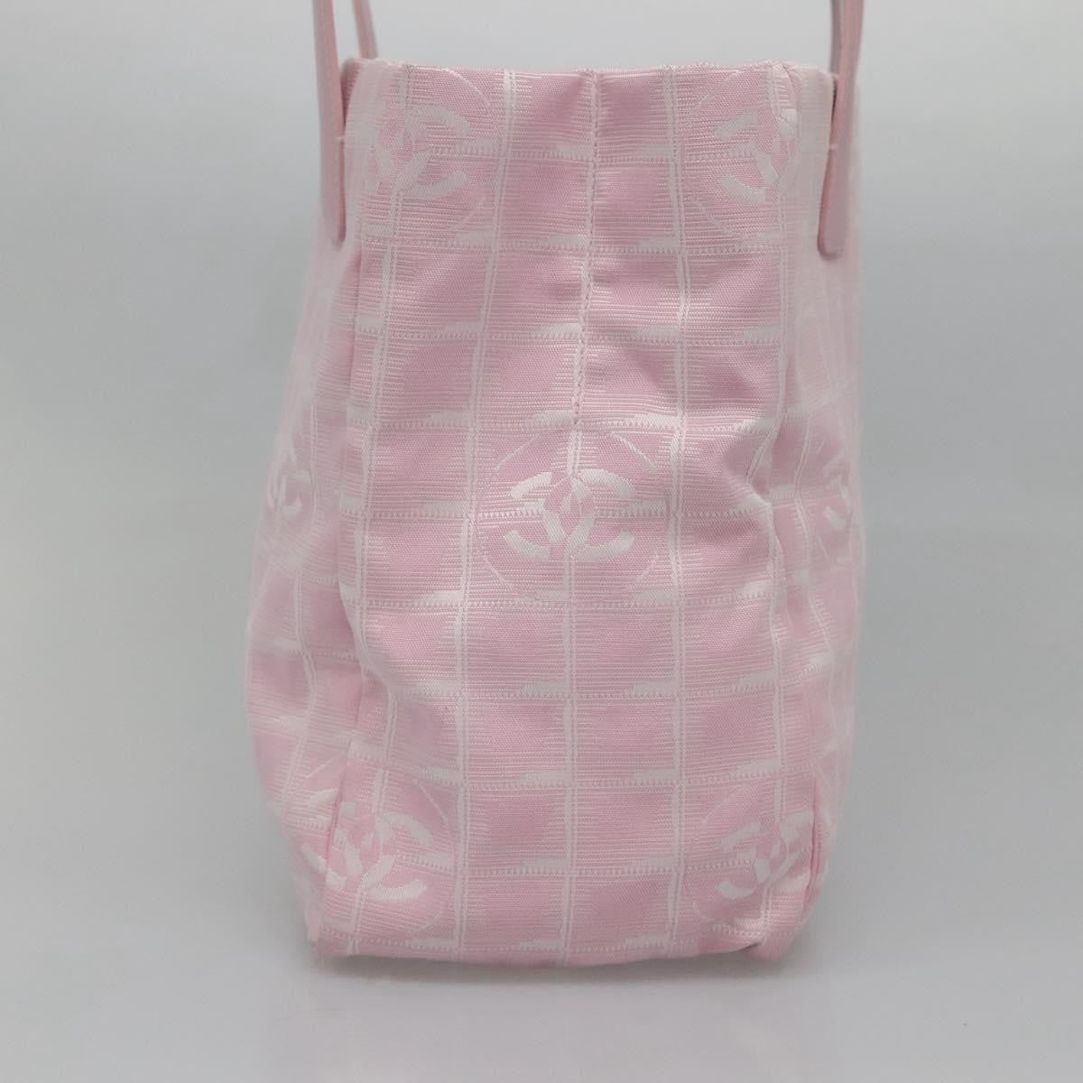 Chanel Travel Line Tote Nylon, PINK, NYLON, Tote bag