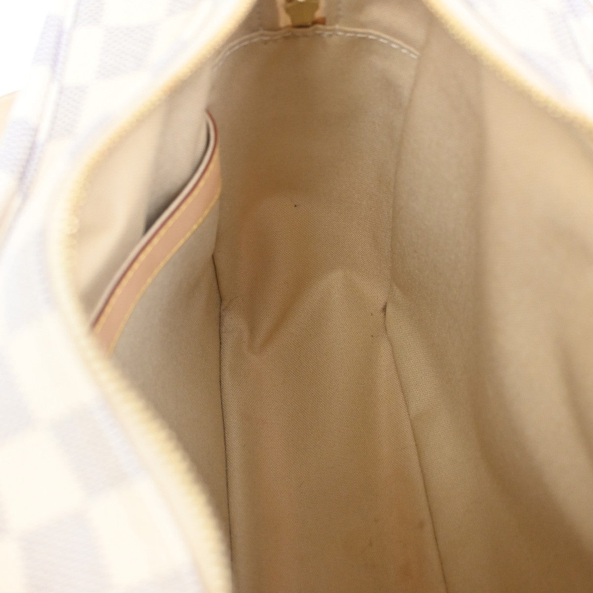 Louis Vuitton Naviglio Handbag Damier, WHITE, CANVAS, Shoulder bag