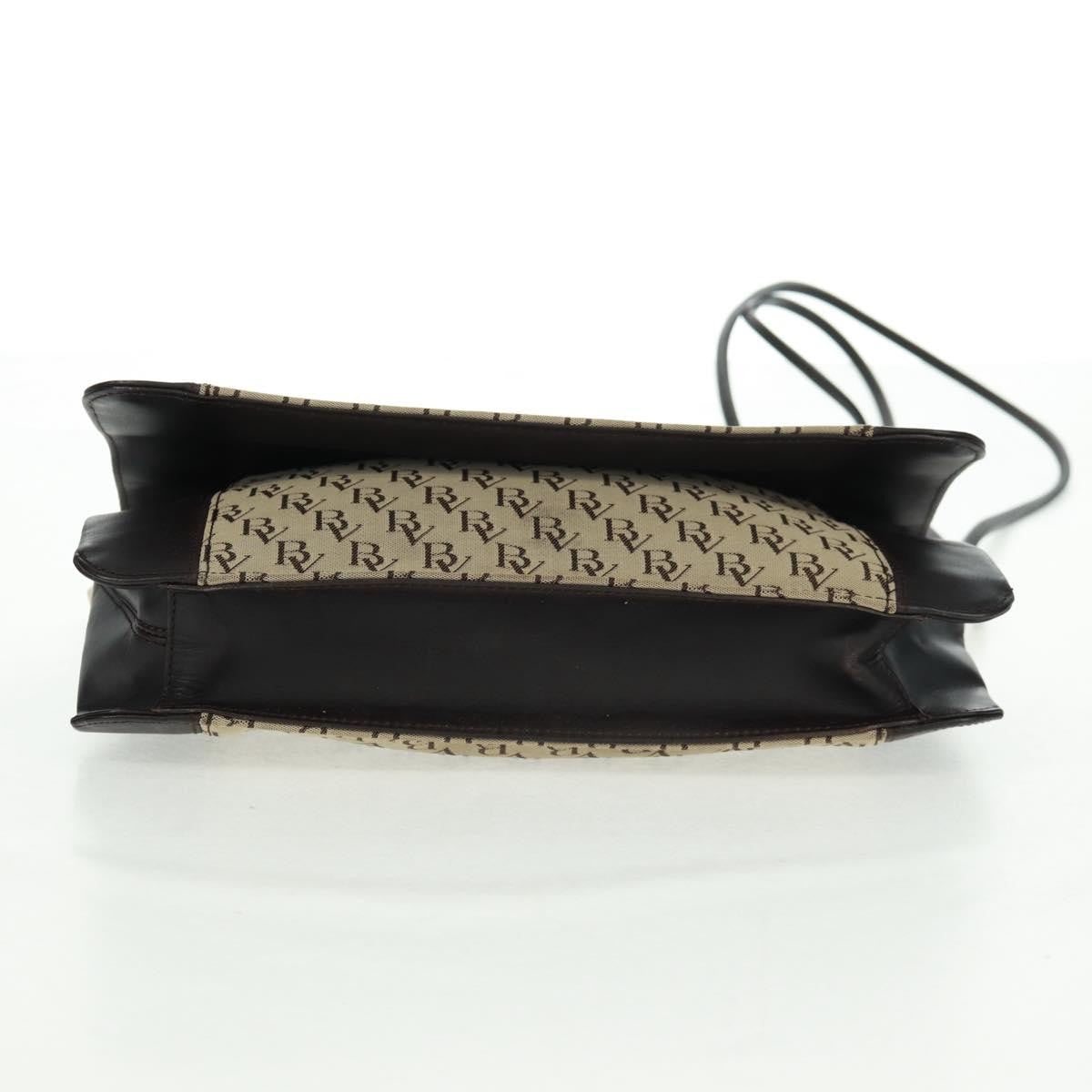 Bottega Veneta Vintage Flap Shoulder Bag Canvas, BEIGE, CANVAS, Shoulder bag