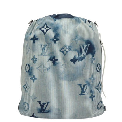 Louis Vuitton Sakmaran GM Canvas, BLUE, CANVAS, Shoulder bag