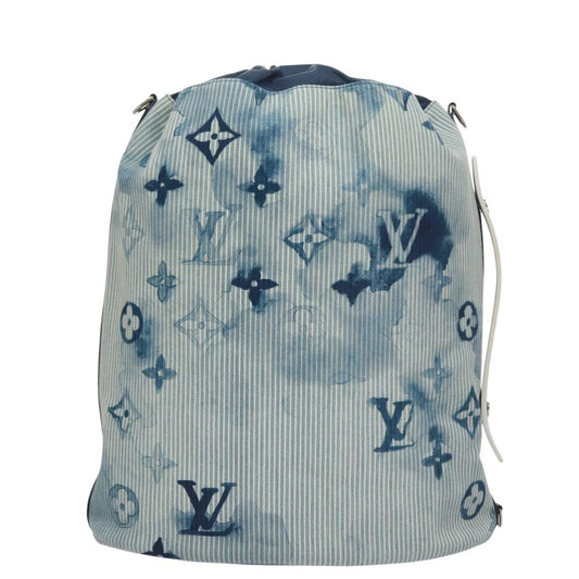 Louis Vuitton Sakmaran GM Canvas, BLUE, CANVAS, Shoulder bag