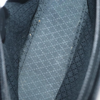 Gucci Vintage Bamboo Handle Tote Canvas, BLACK, CANVAS, Tote bag