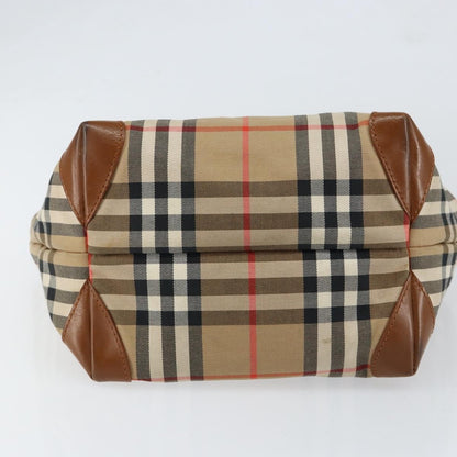 Burberry Vintage Tote Vintage Check Coated Canvas, BEIGE, CANVAS, Tote bag