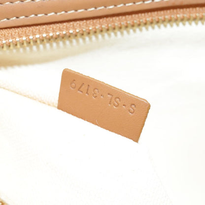 Celine Horizontal Cabas Tote Canvas with Leather, WHITE, CANVAS, Tote bag