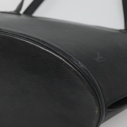 Louis Vuitton Saint Jacques Handbag Epi Leather, BLACK, LEATHER, Shoulder bag