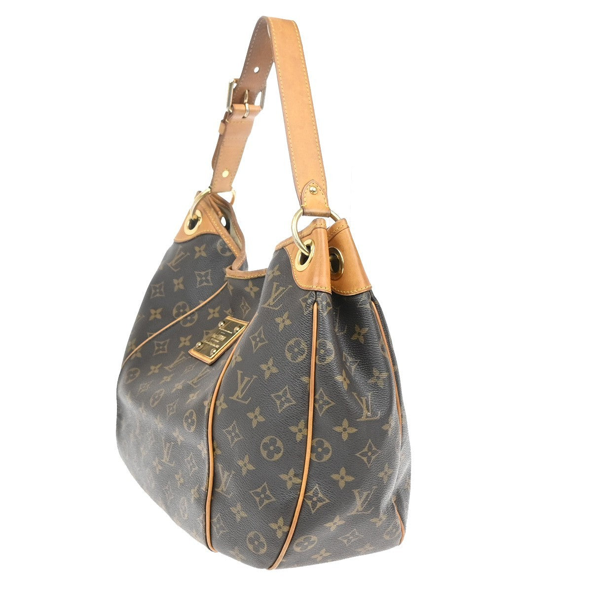 Louis Vuitton Galliera Handbag Monogram Canvas, BROWN, CANVAS, Shoulder bag
