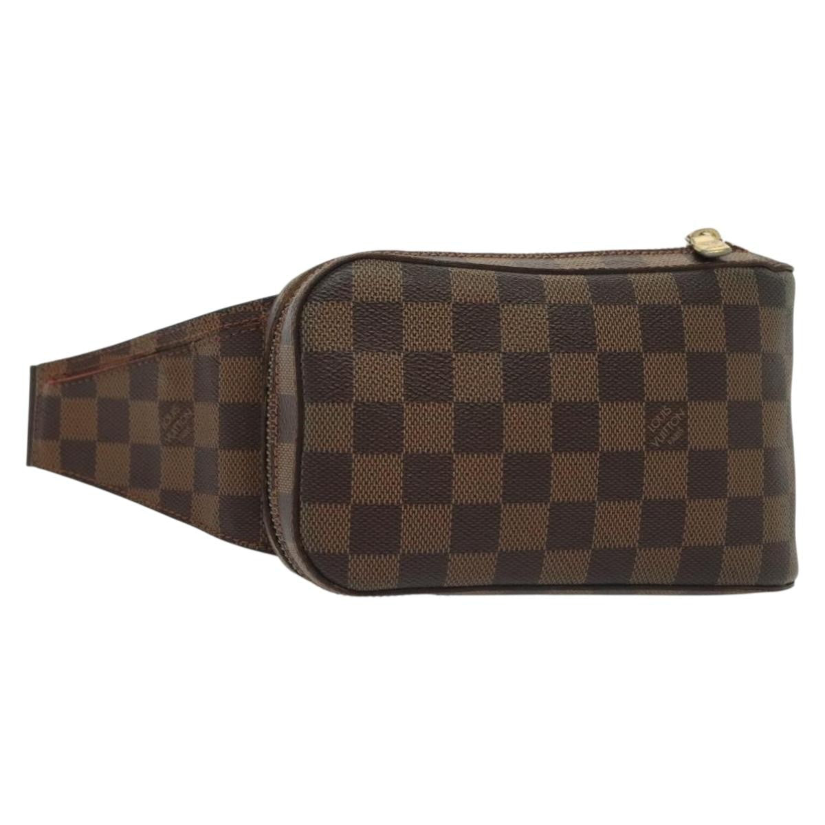Louis Vuitton Geronimos Waist Bag Damier, BROWN, CANVAS, Shoulder bag