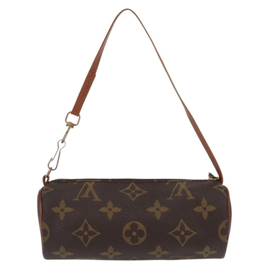 Louis Vuitton Papillon Pochette Monogram Canvas, BROWN, CANVAS, Clutche & pouche
