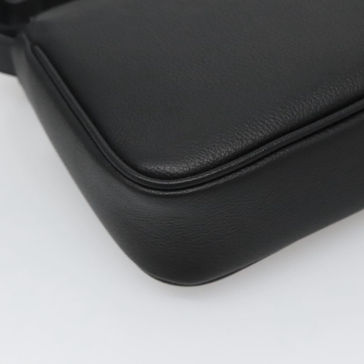 Versace Medusa Shoulder Bag Leather, BLACK, LEATHER, Shoulder bag