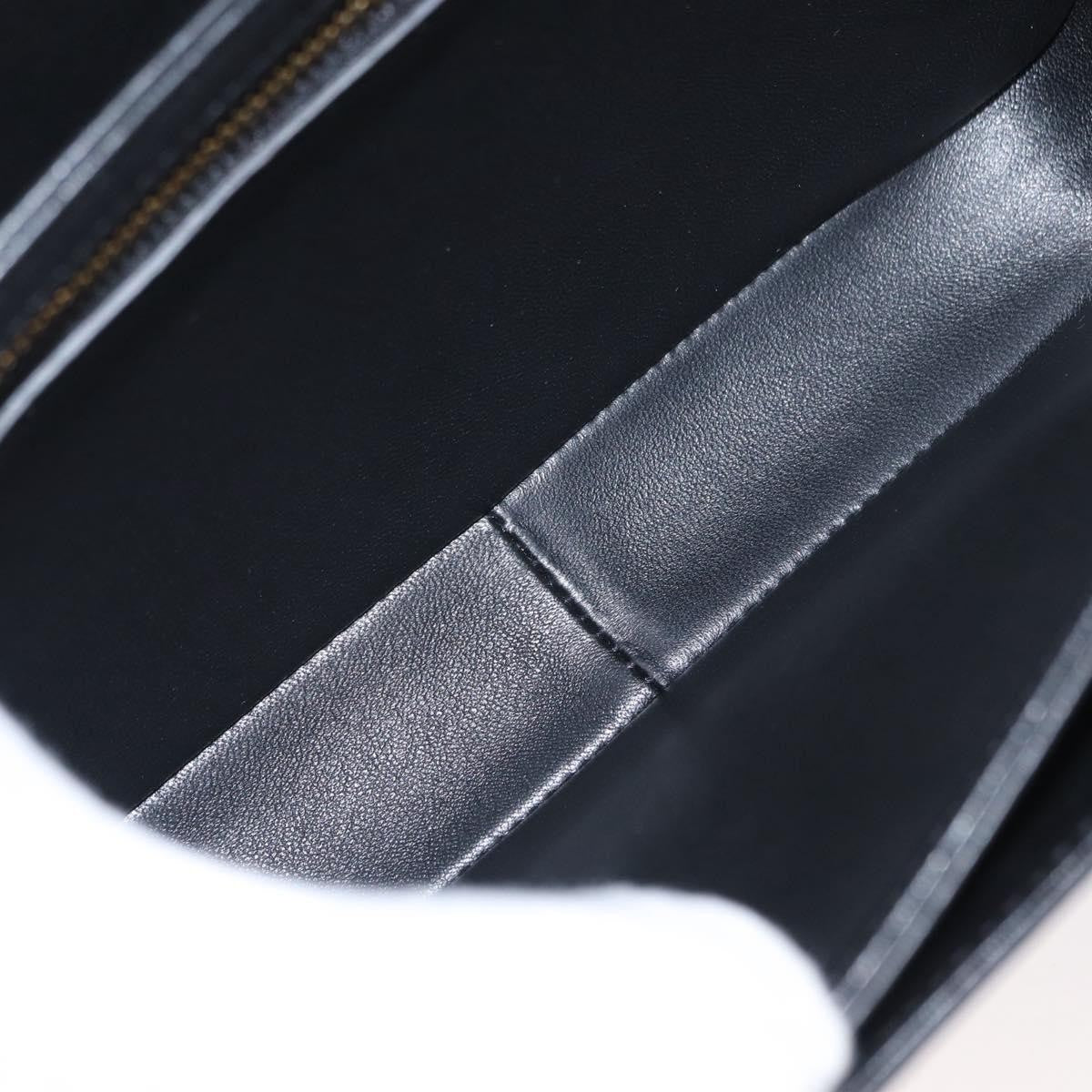 Celine Triomphe Shoulder Bag Canvas with Leather, BLACK, LEATHER, Shoulder bag