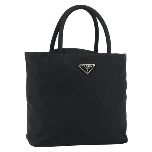Prada Vintage Zip Tote Tessuto, BLACK, NYLON, Tote bag