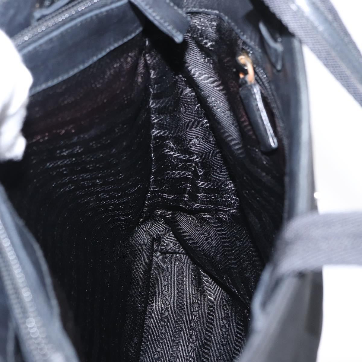 Prada Vintage Tote Nylon, BLACK, NYLON, Tote bag