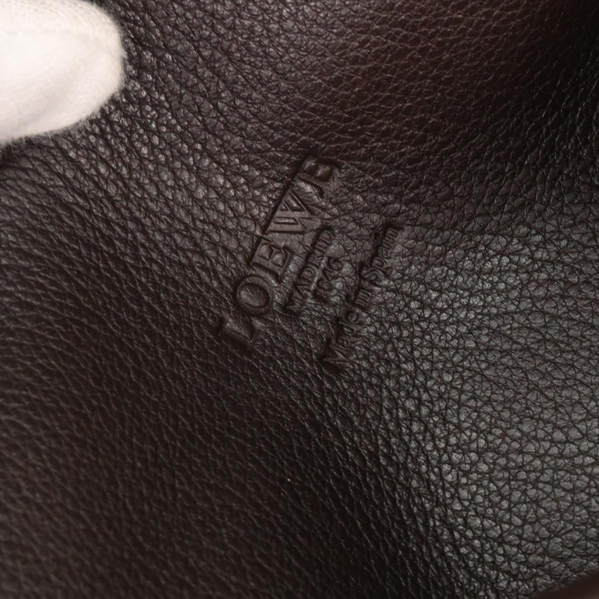 Loewe Amazona NM Bag Leather, BROWN, LEATHER, Handbag