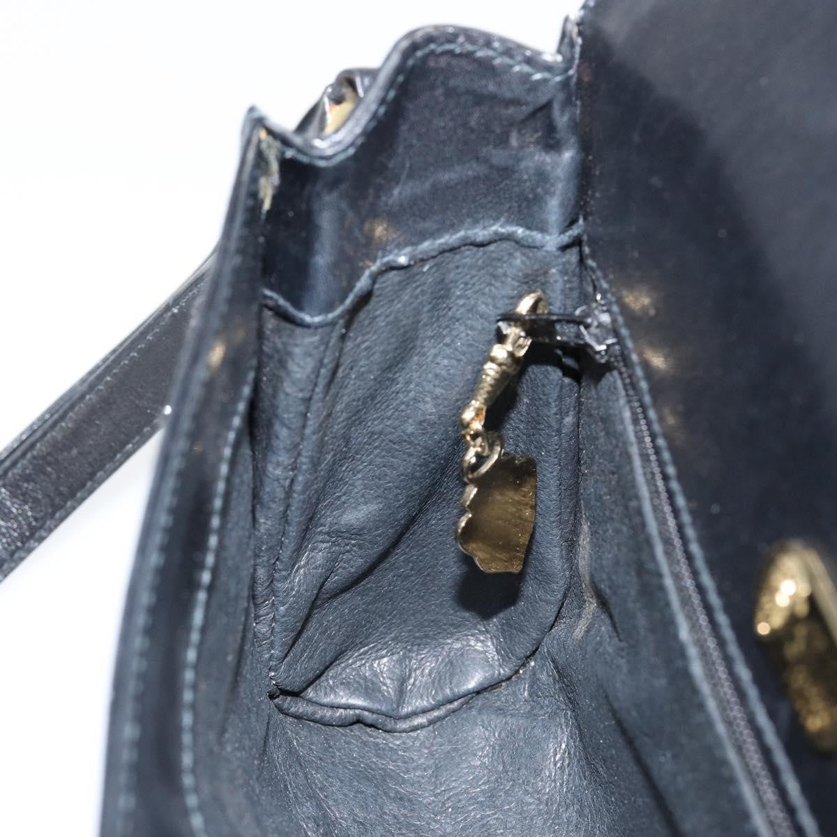 Gucci Vintage Shoulder Bag Leather, BLACK, LEATHER, Shoulder bag