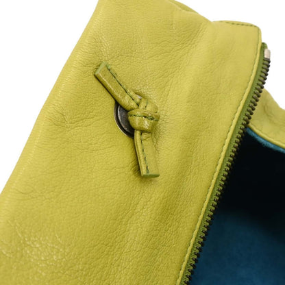 Bottega Veneta Intrecciato Shoulder bag Leather, GREEN, LEATHER, Shoulder bag