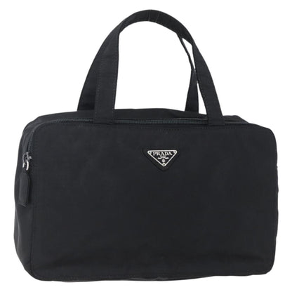 Prada Vintage Handbag Tessuto, Black, Nylon, Handbag