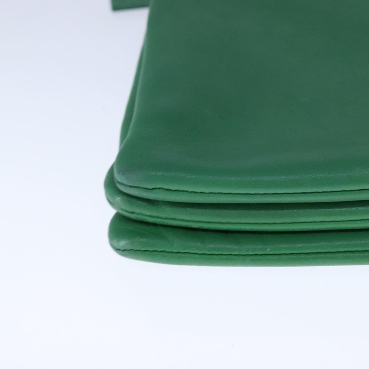 Celine Trio Crossbody Bag Leather, GREEN, LEATHER, Crossbody bag