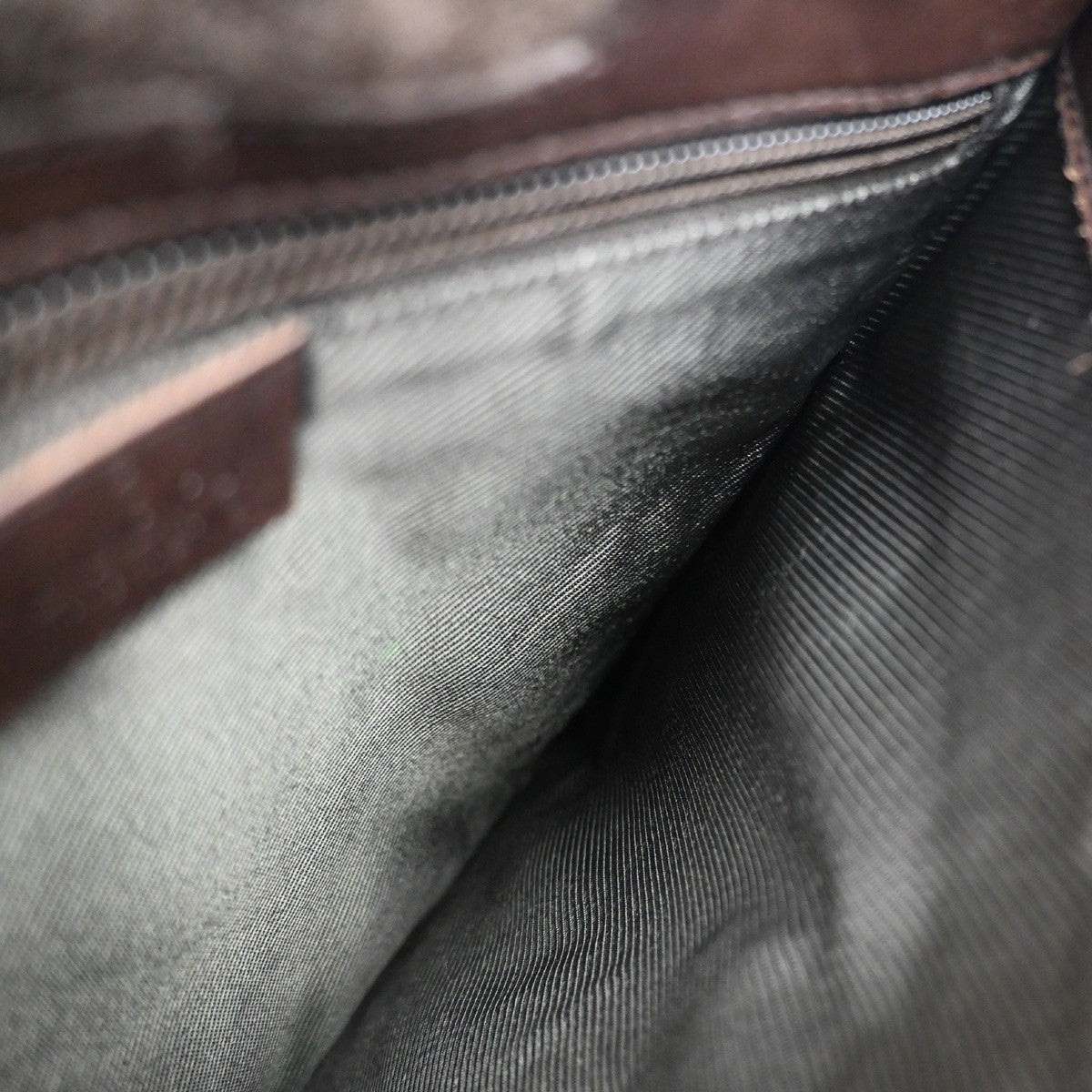 Gucci Front Pocket Messenger Canvas, BROWN, PVC, Shoulder bag