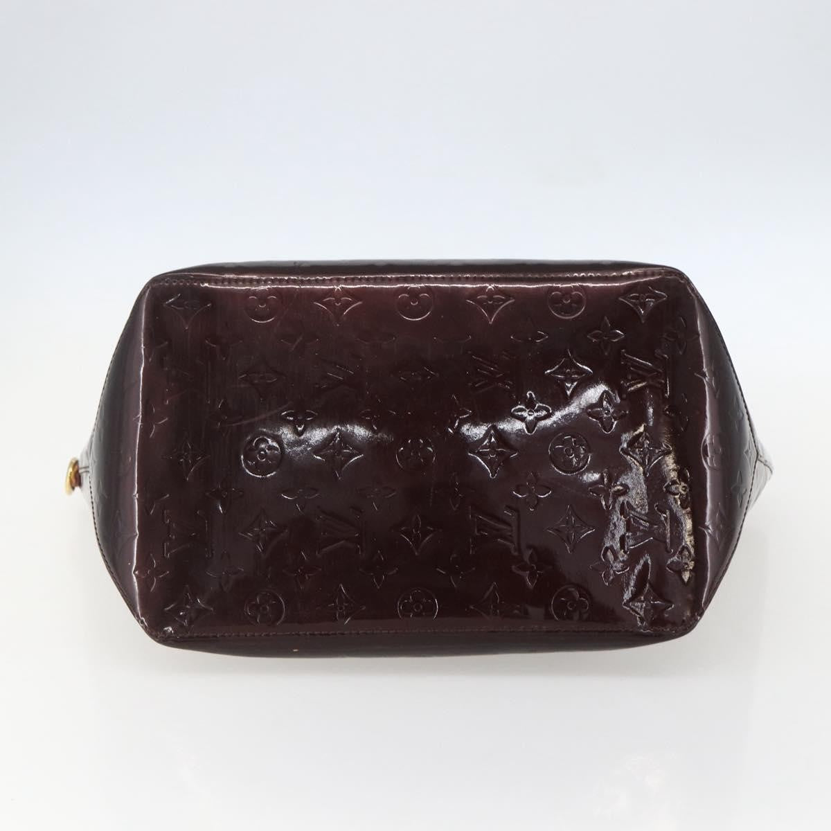 Louis Vuitton Bellevue Handbag Monogram Vernis, BURGUNDY, PATENT_LEATHER, Tote bag