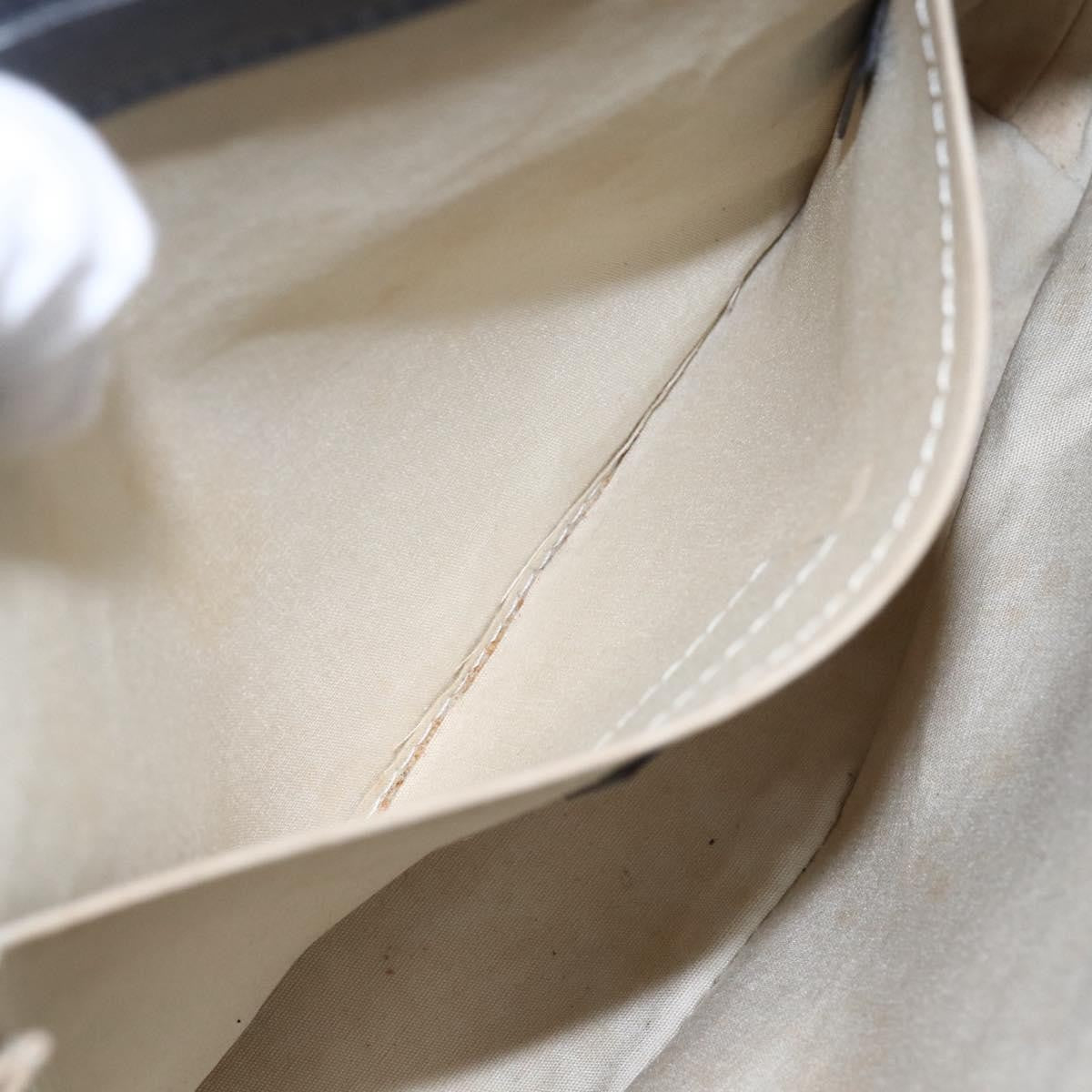 Louis Vuitton Lucille Handbag Mini Lin, BLUE, CANVAS, Handbag