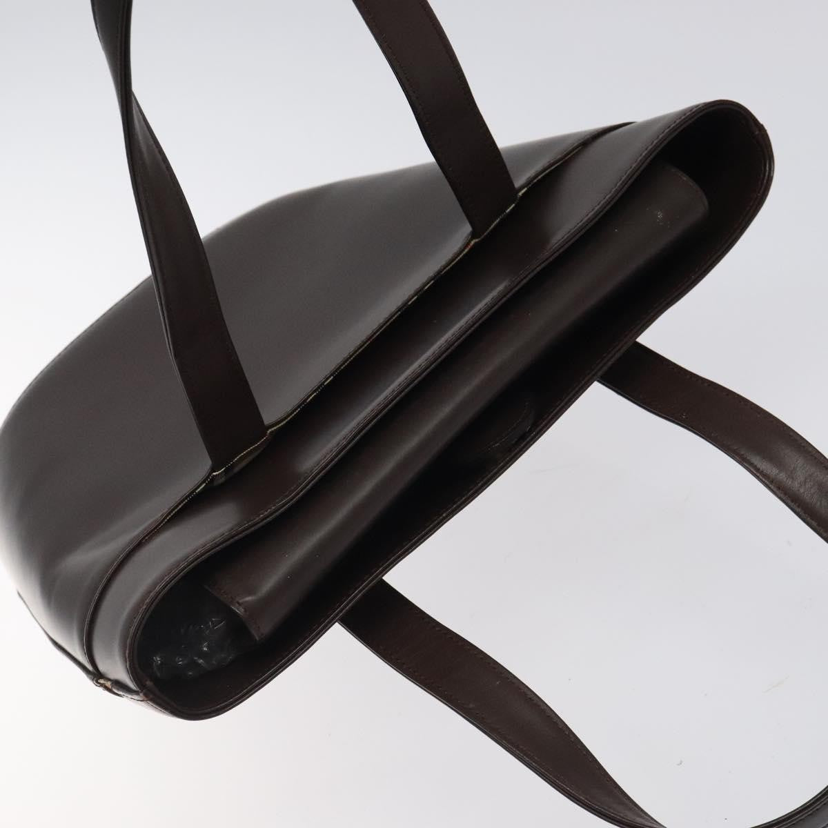 Burberry Nova Handbag Leather, BROWN, LEATHER, Handbag