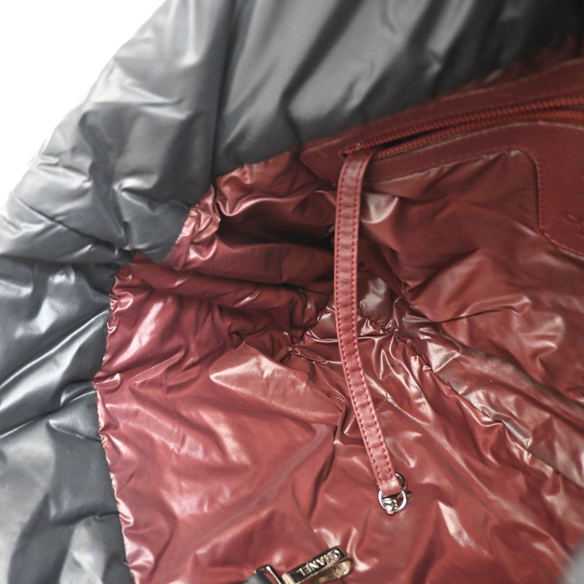 Chanel Coco Cocoon Reversible Tote Quilted Nylon, BLACK, NYLON, Tote bag