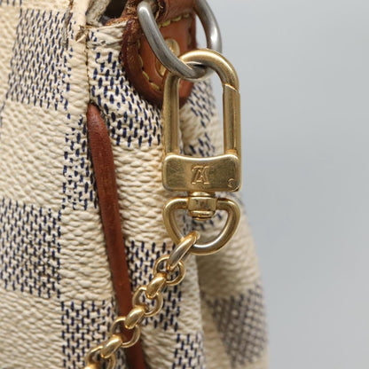 Louis Vuitton Eva Handbag Damier, BEIGE, CANVAS, Shoulder bag