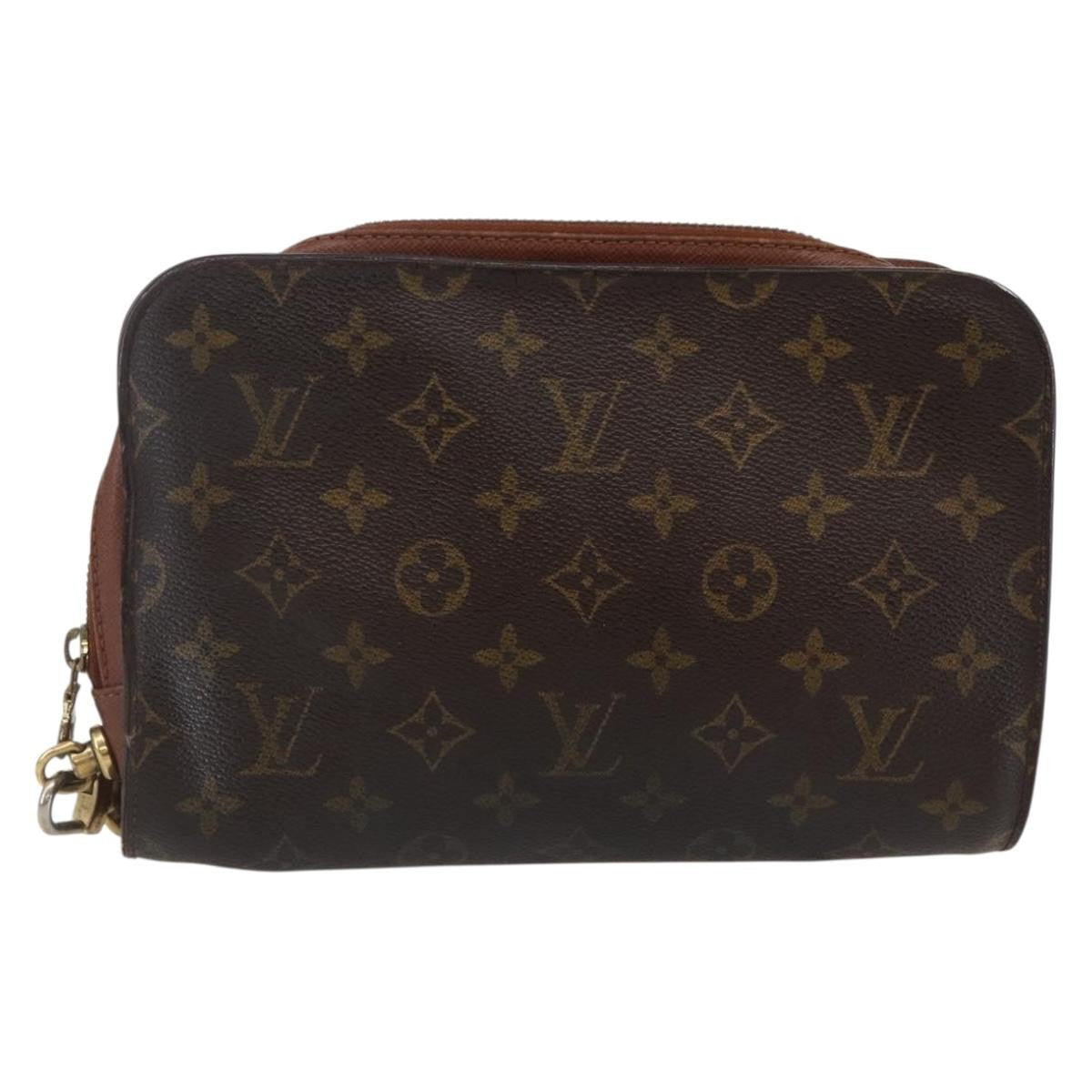 Louis Vuitton Pochette Orsay Monogram Canvas, BROWN, CANVAS, Clutche & pouche